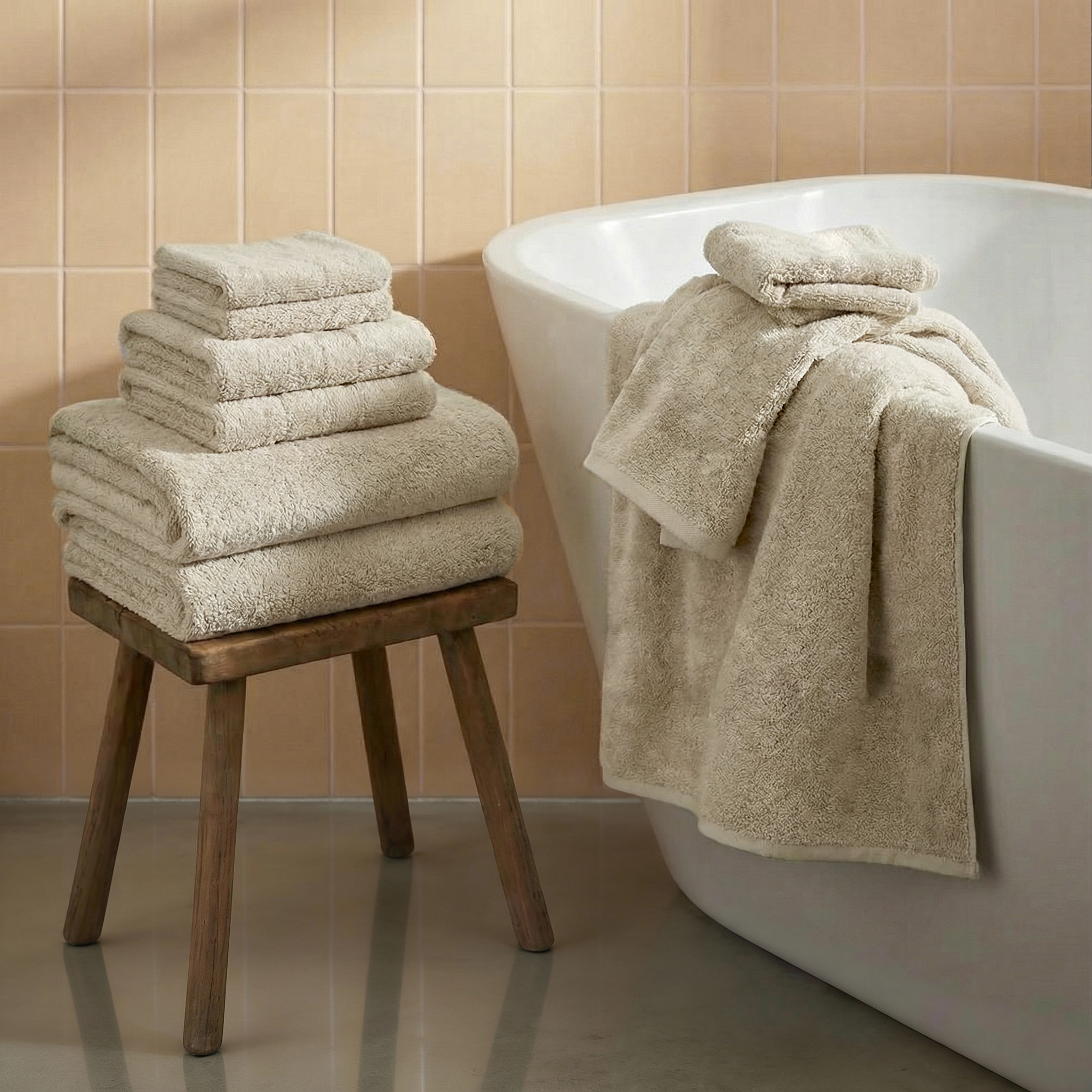 Serviettes ultra douces en coton australien