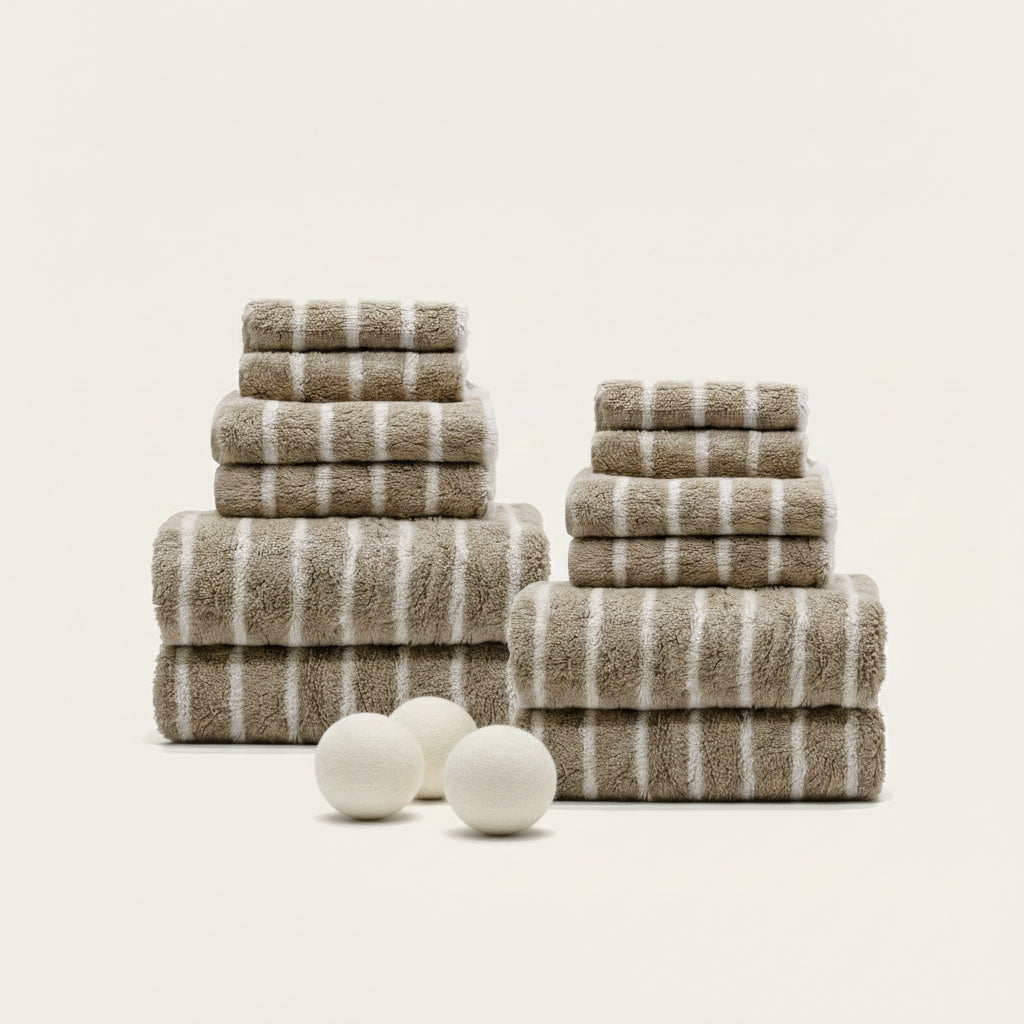 Serviettes ultra douces en coton australien