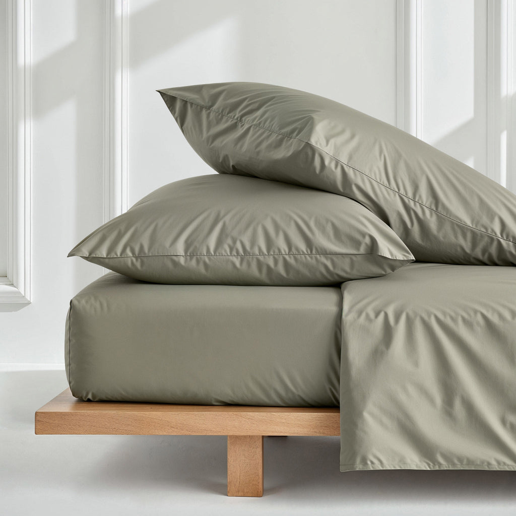 Parure de taies d'oreiller en satin de luxe australien
