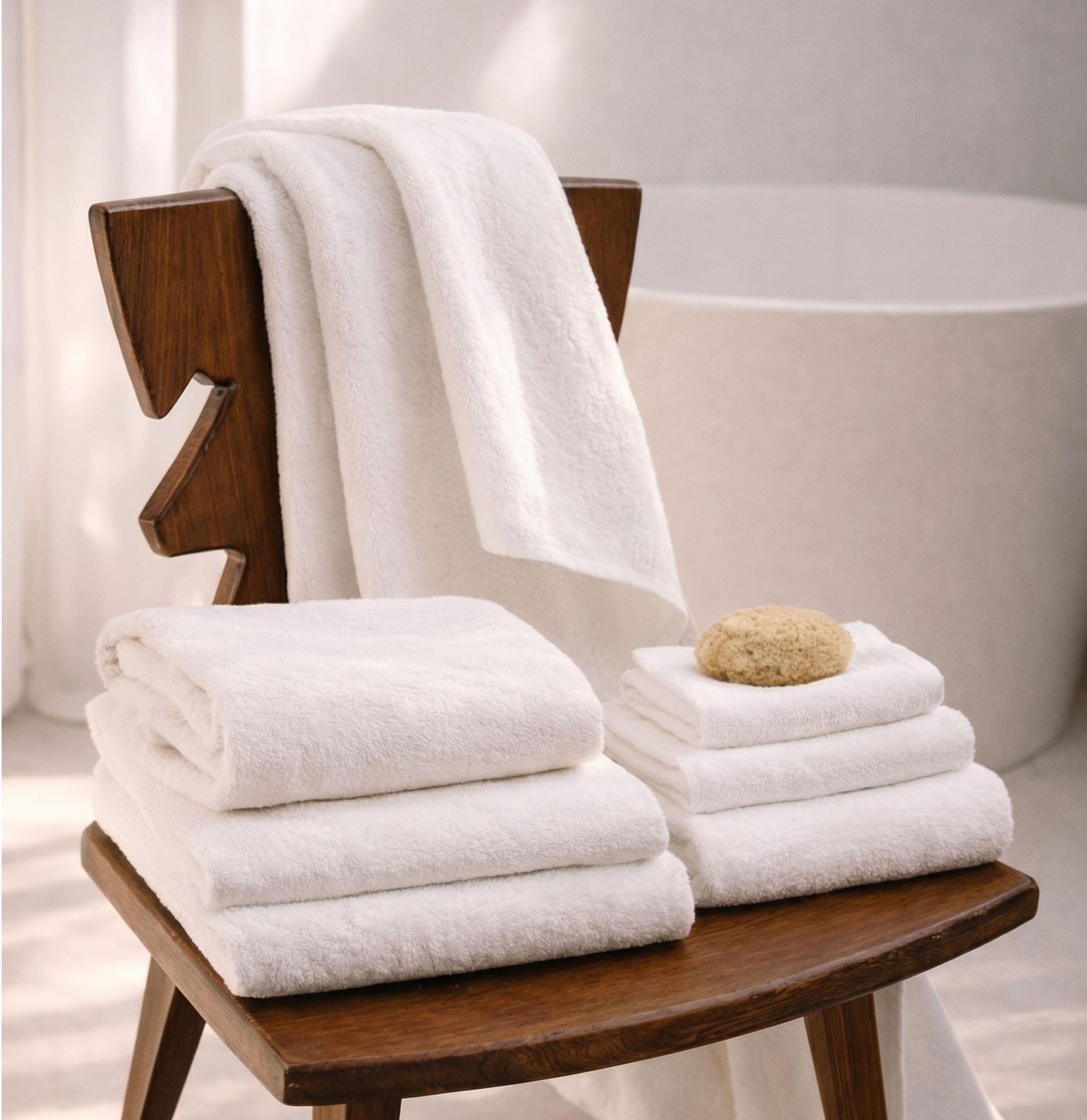 Serviettes ultra douces en coton australien
