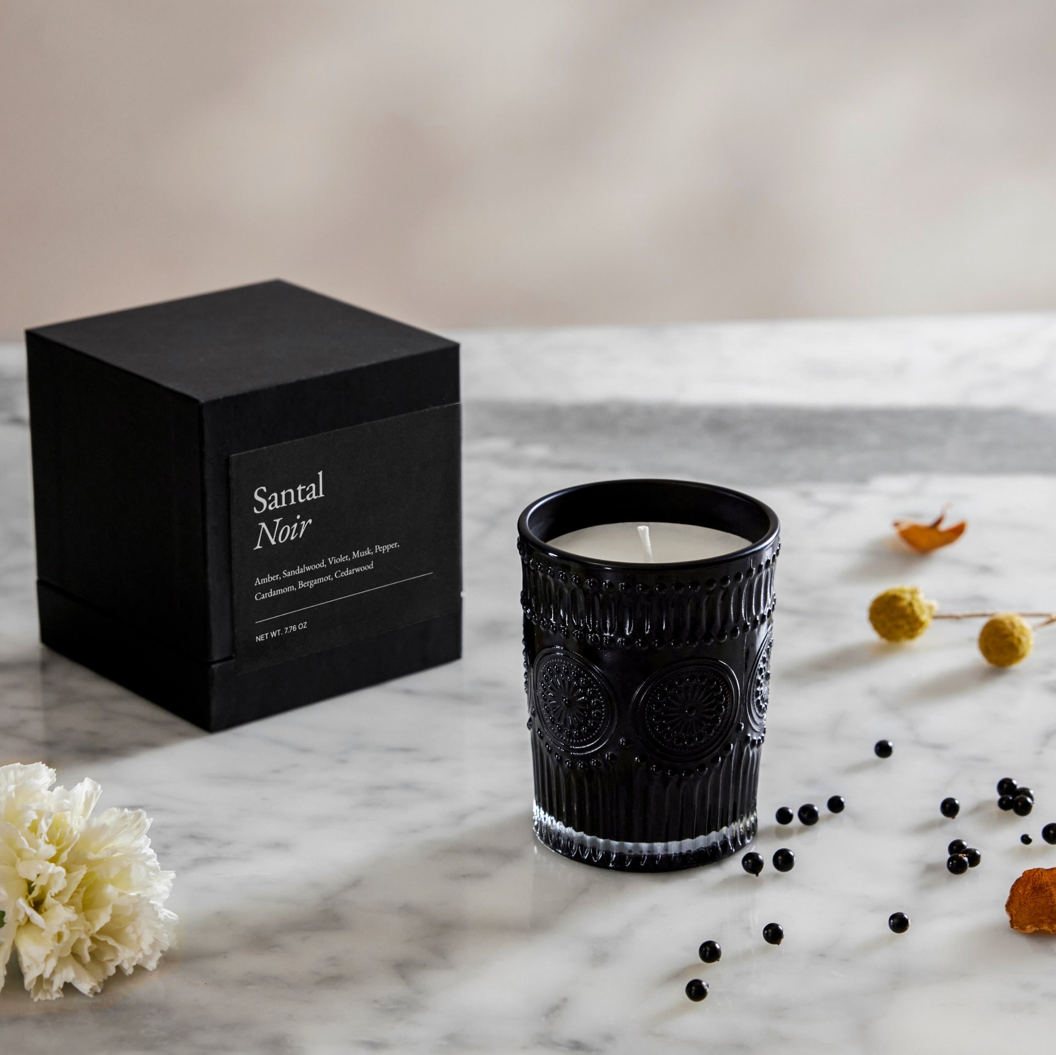Noir Swiss Duftkerze im Glas